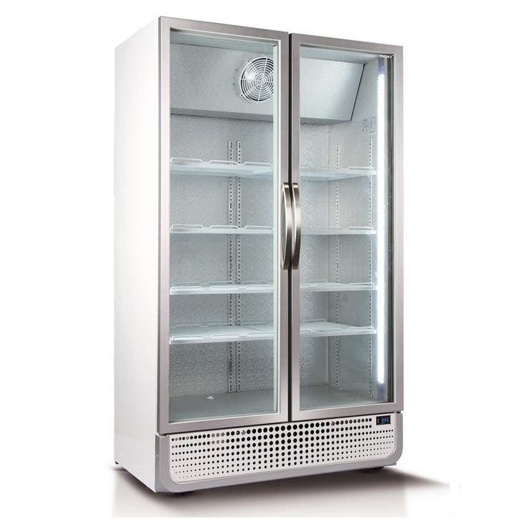 Koelkast | 885L | Wit/RVS | 0°C/+10°C | Geforceerd |, Zakelijke goederen, Horeca | Keukenapparatuur, Nieuw in verpakking, Verzenden