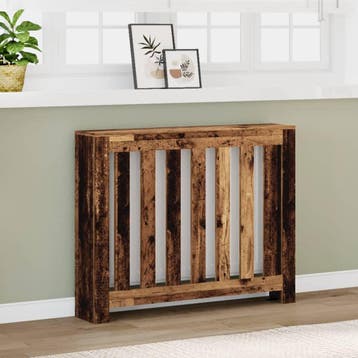 vidaXL Radiatorombouw 104x20x82 cm bewerkt hout oud hout, Verzenden