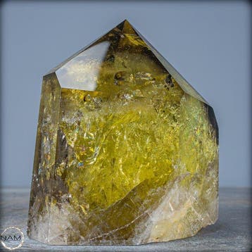 Zeldzaam transparant AAA++ citrien kristal 6458,55 ct-, Verzamelen, Mineralen en Fossielen