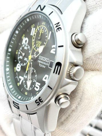 Seiko - Seiko Chronograph - Zonder minimumprijs - SND377P -