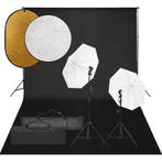 vidaXL Fotostudioset met verlichtingsset, achtergrond en, Audio, Tv en Foto, Fotografie | Fotostudio en Toebehoren, Verzenden