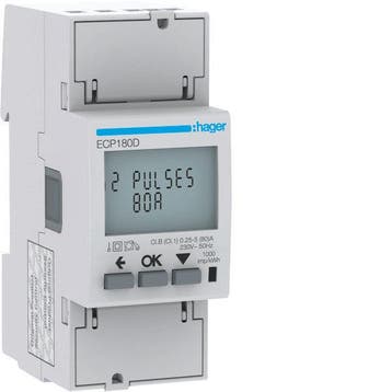 Compteur Délectricité Hager - ECP180D, Doe-het-zelf en Bouw, Elektriciteit en Kabels, Verzenden, Nieuw