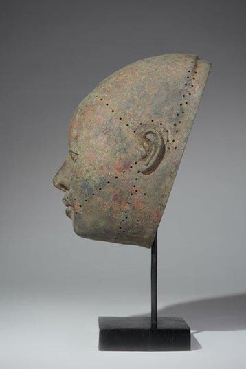 Een bronzen masker - Ife - Nigeria