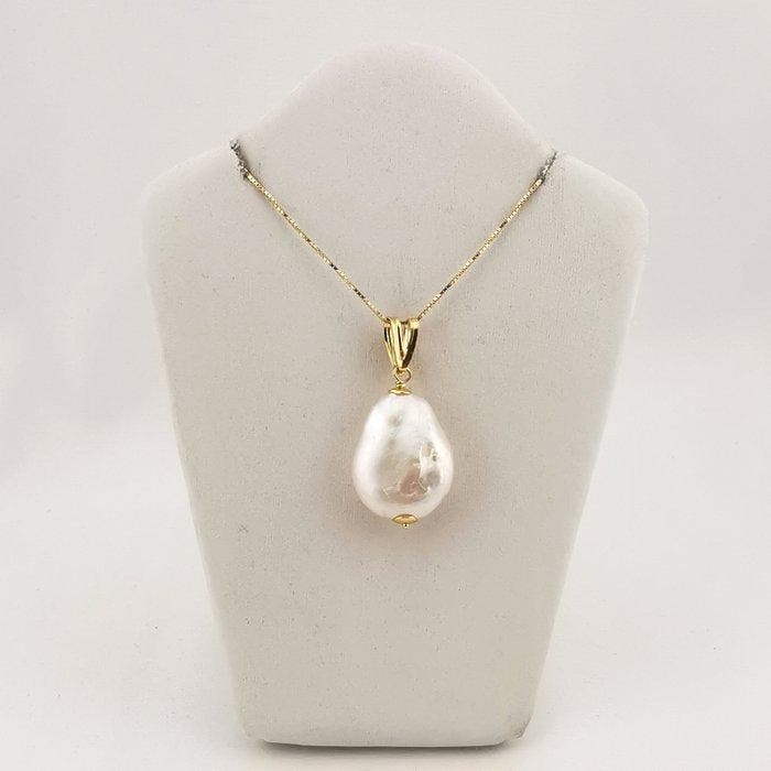 Parel - Argento 925 - Ketting met hanger - Italiaans, Handtassen en Accessoires, Antieke sieraden