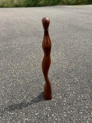 Figuursnijwerk, Large Danish Modern Teak Sculpture – Danish