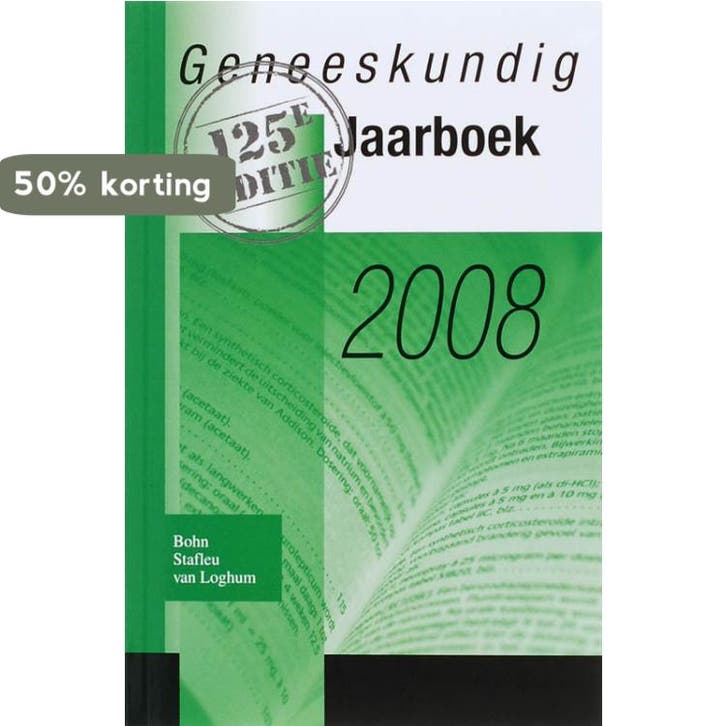 Geneeskundig jaarboek / 2008 9789031350285, Livres, Santé, Diététique & Alimentation, Envoi