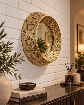 Dubai Style Mirror - Miroir - Acier, Verre
