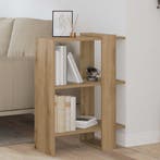 vidaXL Boekenplank Artisan Eiken 52 x 25 x 71,5 cm Bewerkt, Huis en Inrichting, Kasten | Boekenkasten, Verzenden, Nieuw