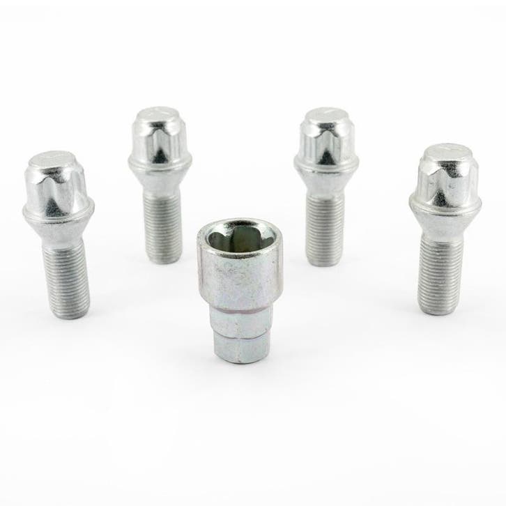 H&R Wielslotenset M14x1.25x28mm konisch - 4 slotbouten incl., Auto-onderdelen, Ophanging en Onderstel, Nieuw, Verzenden