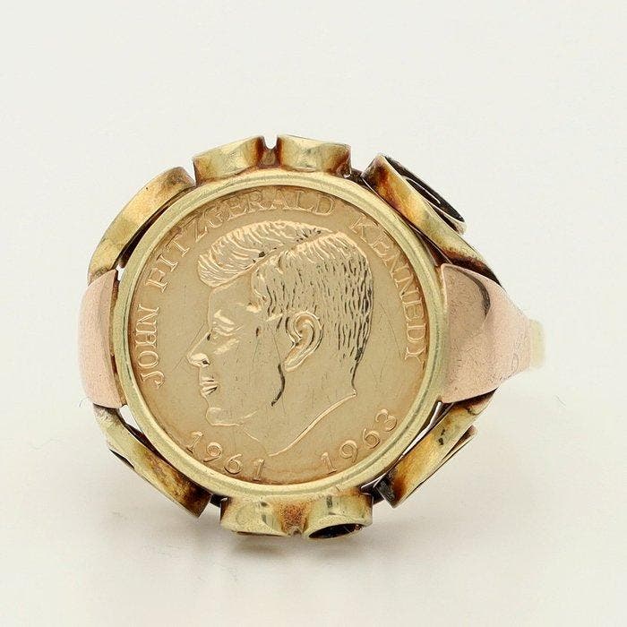 Sans prix de réserve - Bague - 14 carats Or jaune, Or rose, Bijoux, Sacs & Beauté, Bagues