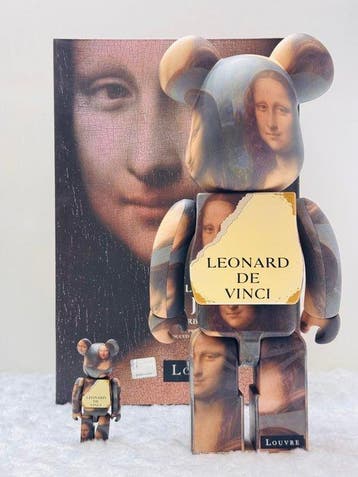 Medicom toy - BE@RBRICK 100% & 400% Leonardo da Vinci La