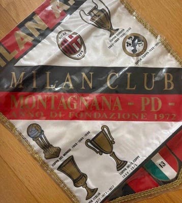 AC Milan - Calcio - Drapeau/fanion, Nieuw