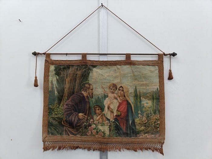 Italiaanse school (XX) - La Madonna col bambino Gesù San, Antiek en Kunst, Kunst | Niet-Westerse kunst