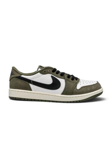 Jordan 1 Retro Low Medium Olive Summit White Sail Black, Verzenden