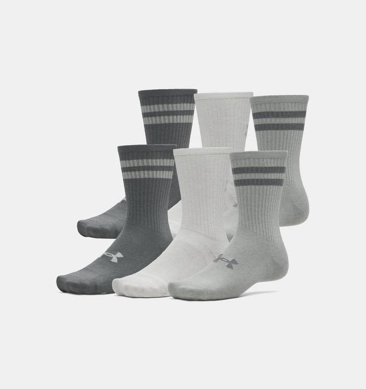 UA Essential Unisex 6-Pack Crew Socks-069 - Maat MD, Kleding | Heren, Sokken en Kousen, Overige kleuren, Nieuw, Ophalen of Verzenden