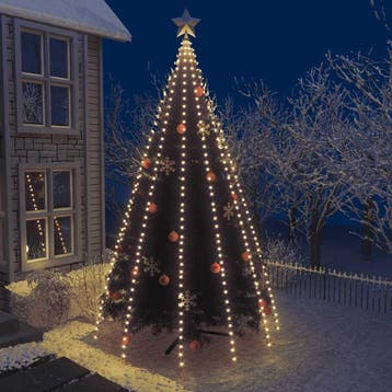 vidaXL Kerstboomverlichting met 500 LEDs net 500 cm, Verzenden