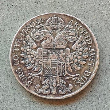 Oostenrijk. Maria-Theresia. Thaler (taler) 1780 / H 37 a, Postzegels en Munten, Munten | Europa | Niet-Euromunten