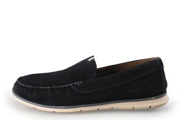 Bugatti Instappers in maat 42 Blauw, Kleding | Heren, Schoenen, Bugatti, Overige typen, Gedragen, Verzenden