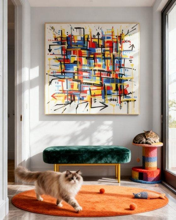 Omhie - Urban Matrix, Antiquités & Art, Art | Peinture | Moderne