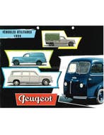 1958 PEUGEOT BEDRIJFSAUTOS PROGRAMMA BROCHURE FRANS