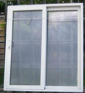 aluminium schuifraam , schuifdeur , pui 182 x 205, Ophalen of Verzenden, 150 tot 225 cm, 150 tot 225 cm, Inclusief glas