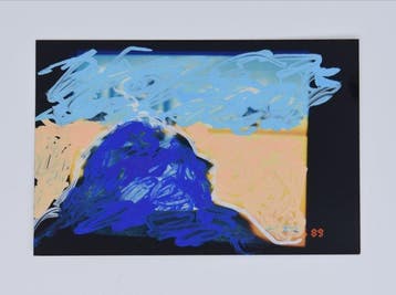Mario Schifano (1934-1998) - Paesaggio TV, Antiek en Kunst