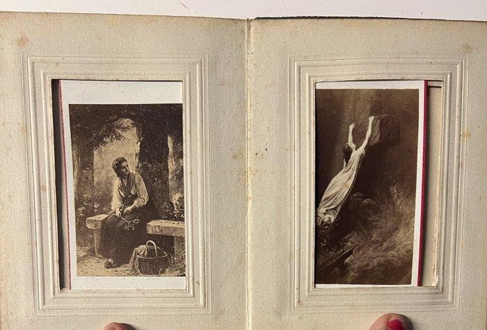 Jac. Cosman en andere fotografen - Fotoboek met koperen slot, Antiek en Kunst, Kunst | Tekeningen en Fotografie