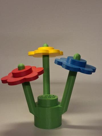 Lego MOC (Ma propre création) - Reuze retro flower