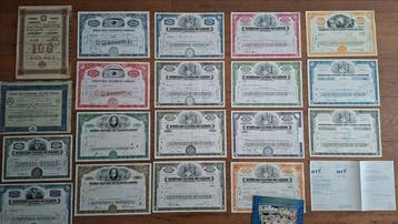 Document - 20 Historic Telephony & Telegraphy shares -
