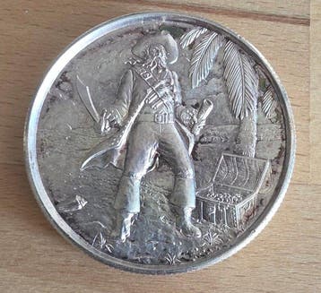 Verenigde Staten. 2016, Captain, 2 Oz Fine Silver .999, Timbres & Monnaies, Monnaies | Europe | Monnaies non-euro