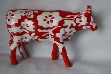 CowParade - Marcel Wanders - Statue, Cow Padade koe - 28 cm