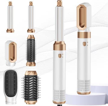 6-in-1 Fohn & Krulborstel | Retour Deal | Nu 46% eraf, Verzenden, Zo goed als nieuw, Haarverzorging