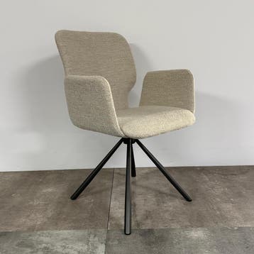 bert plantagie Set Van 4 Eetkamerstoelen Mister T -, Huis en Inrichting, Stoelen, Verzenden, Zo goed als nieuw, Bruin