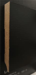 Oppio Zwart gelakte plint Amsterdam 15x70x2400mm, Ophalen of Verzenden, Nieuw