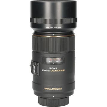 Sigma 105mm f/2.8 EX DG OS HSM Macro Nikon CM7303, Ophalen of Verzenden, Gebruikt, Overige typen, Zoom