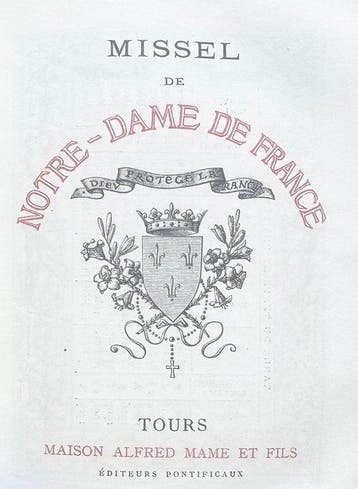 /// - Antique Missel de Notre-Dame de France. N 511.