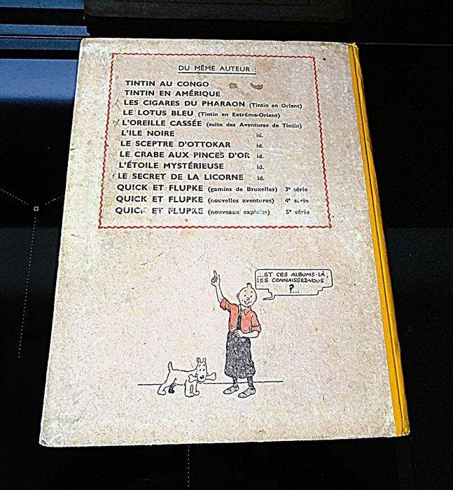 Tintin T9 - Le crabe aux pinces dor (A23bis) - cartonnage, Boeken, Stripverhalen
