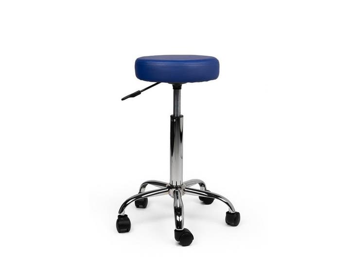 Tabouret Blauw - Standaard Zithoogte, Maison & Meubles, Tabourets
