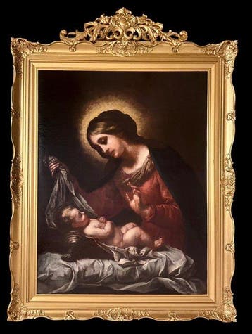 Onorio Marinari (1627–1715), Kring van - Madonna del Velo