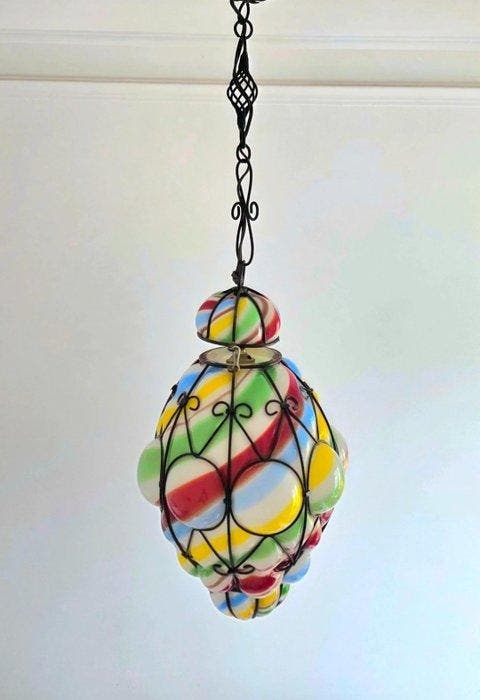 Plafondlamp - Glas - Sucre dOrge, Antiquités & Art, Art | Objets design