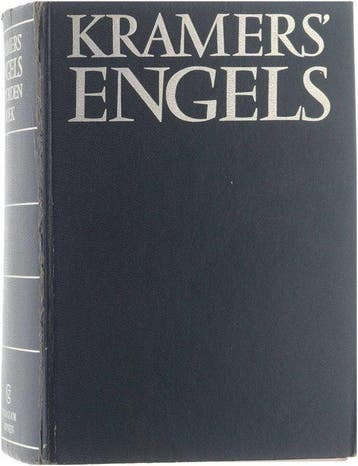 Kramers' woordenboek Engels ; Engels - 1869, Verzenden, Nieuw