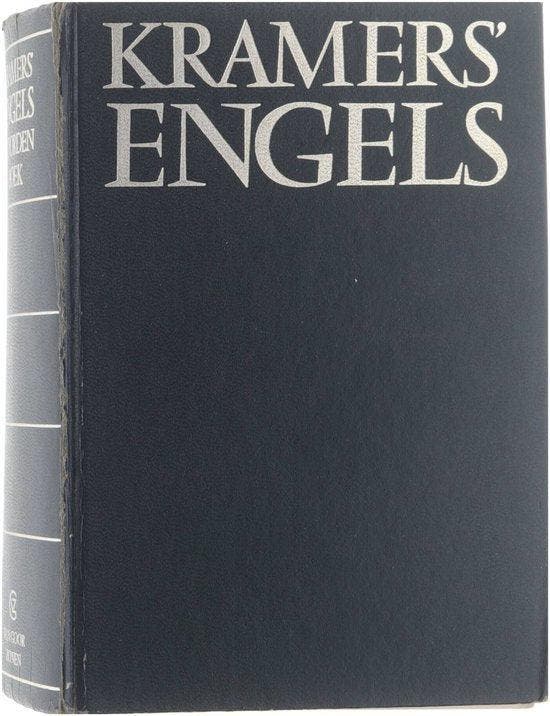 Kramers' woordenboek Engels ; Engels - 1869, Boeken, Geschiedenis | Nationaal, Verzenden