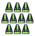 Set van 10 kruiswaterpassen met schroefgaten (zwart), Verzenden, Nieuw