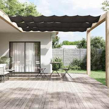 vidaXL Luifel verticaal 140x800 cm oxford stof, Tuin en Terras, Verzenden, Nieuw