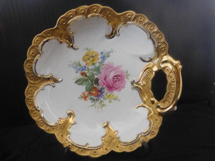 Meissen, Oscar Schlegelmilch - Plat (2) - Porcelaine -, Antiquités & Art, Antiquités | Verre & Cristal