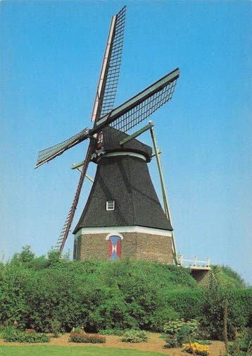 Molens in Nederland (veel grootformaat kleur) - Ansichtkaart, Gelopen