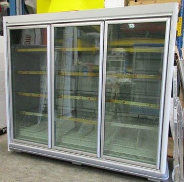 Wandkoeling Frost-trol met 3 glazendeuren, 240cm, zonder, Nieuw