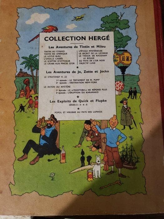 Tintin T16 - Objectif Lune (B8) - C - 1 Album - Eerste druk, Livres, BD
