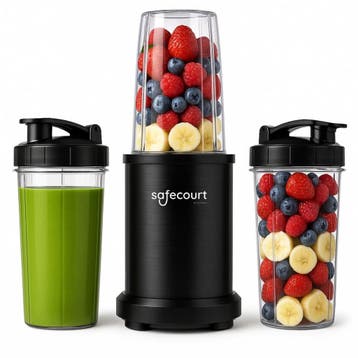 2dekans | Safecourt Kitchen - Blender – Incl. 2 To Go Bekers, Ophalen of Verzenden