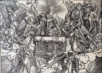 Albrecht Dürer (1471-1528), after - Le sette trombe